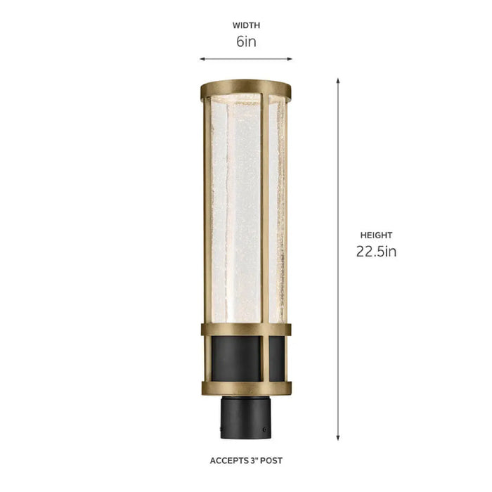 Kichler 59142 Camillo 1-lt 23" Tall LED Outdoor Post Mount