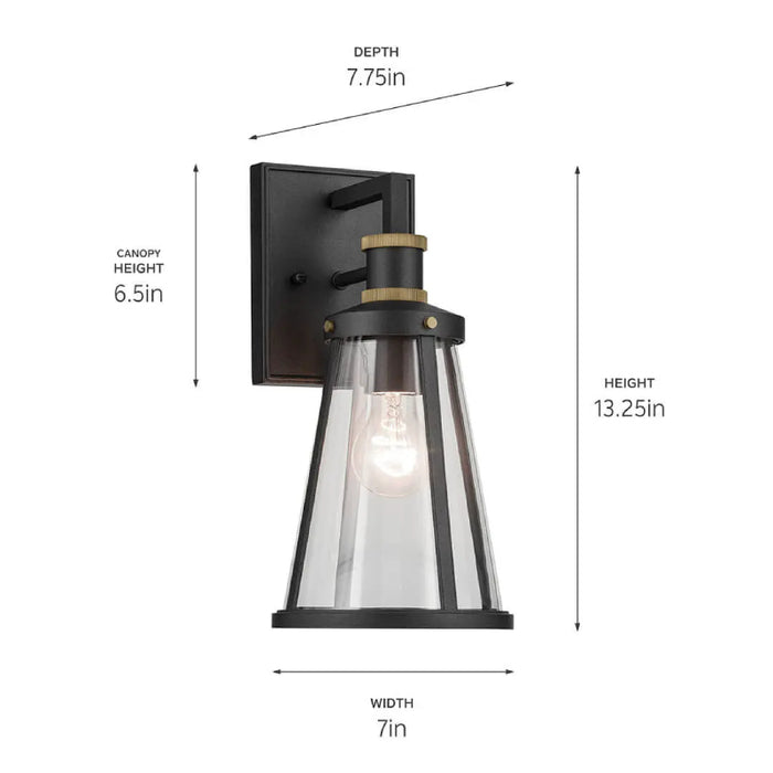 Kichler 59146 Talman 1-lt 13" Tall Outdoor Wall Light