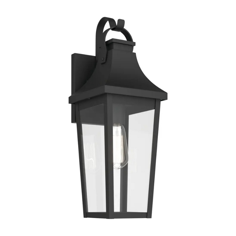 Kichler 59194 Cleary 1-lt 20" Tall Outdoor Wall Light - Textured Black