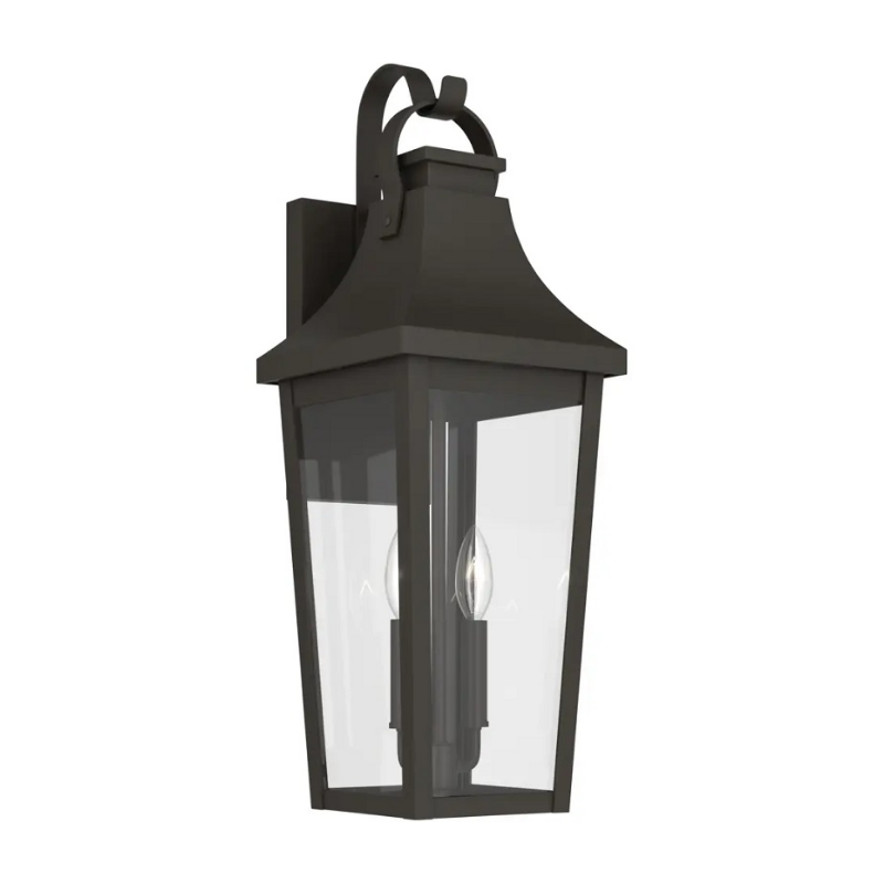 Kichler 59195 Cleary 2-lt 24" Tall Outdoor Wall Light - Olde Bronze