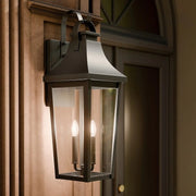 Kichler 59196 Cleary 3-lt 30" Tall Outdoor Wall Light