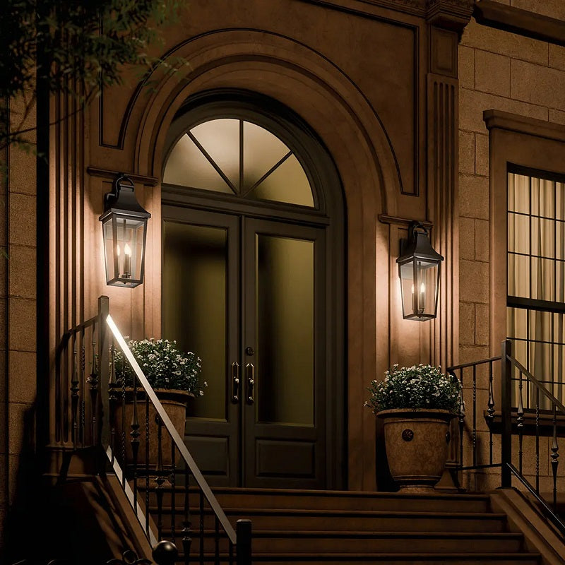 Kichler 59196 Cleary 3-lt 30" Tall Outdoor Wall Light