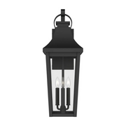 Kichler 59196 Cleary 3-lt 30" Tall Outdoor Wall Light - Textured Black
