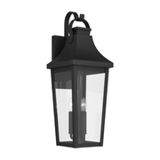 Kichler 59196 Cleary 3-lt 30" Tall Outdoor Wall Light - Textured Black