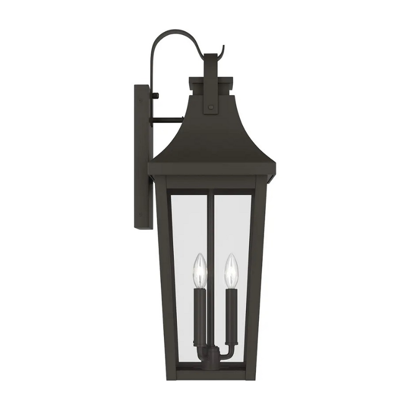 Kichler 59196 Cleary 3-lt 30" Tall Outdoor Wall Light - Olde Bronze