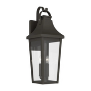 Kichler 59196 Cleary 3-lt 30" Tall Outdoor Wall Light - Olde Bronze