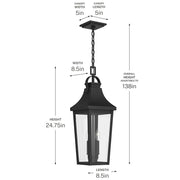 Kichler 59198 Cleary 2-lt 9" Outdoor Hanging Light