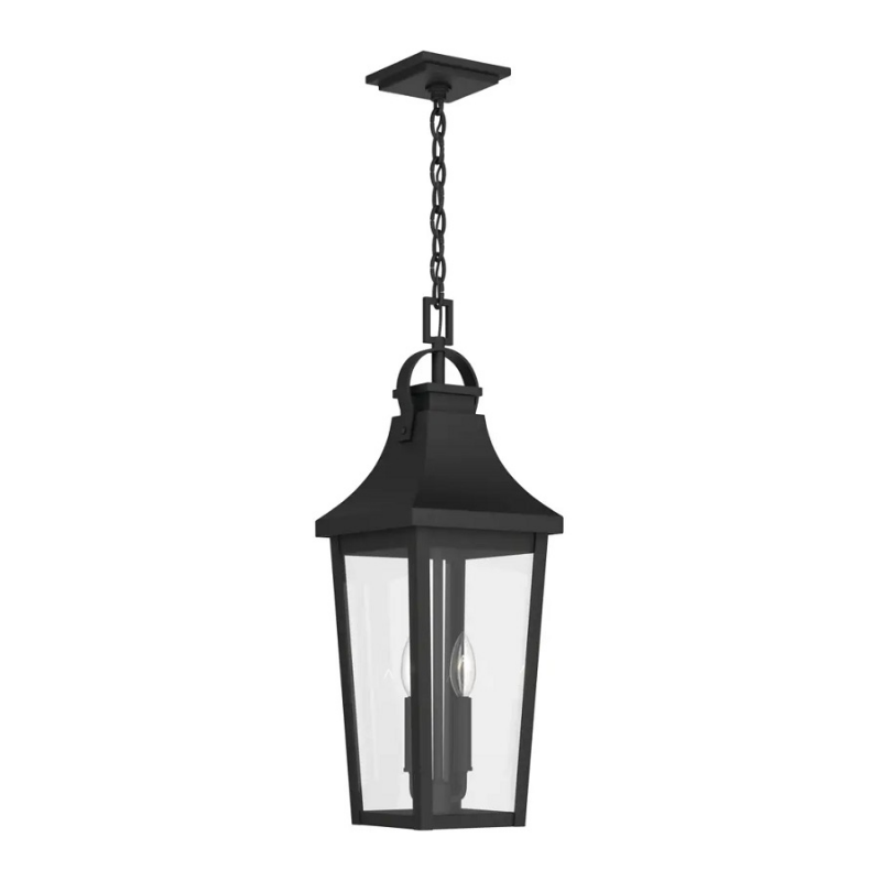 Kichler 59198 Cleary 2-lt 9" Outdoor Hanging Light - Textured Black