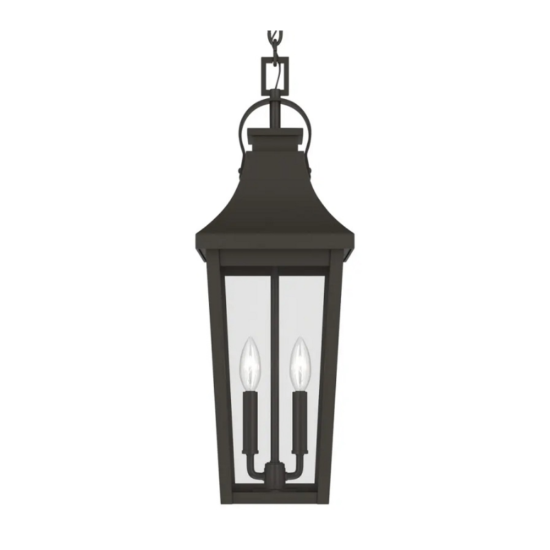 Kichler 59198 Cleary 2-lt 9" Outdoor Hanging Light - Olde Bronze