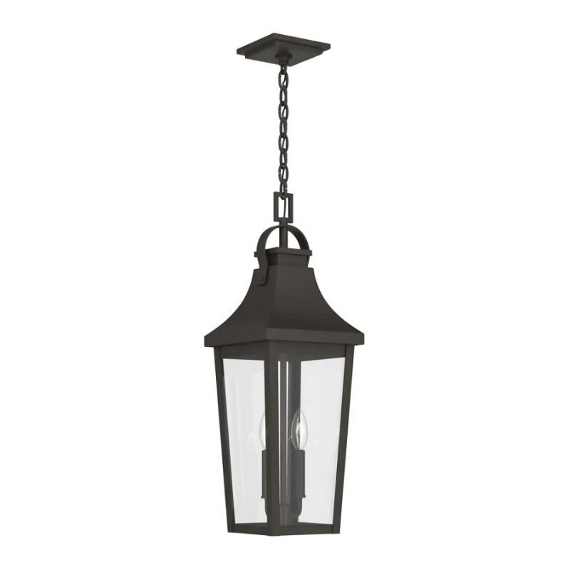 Kichler 59198 Cleary 2-lt 9" Outdoor Hanging Light - Olde Bronze