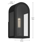 Kichler 59200 Marea 1-lt 13" Tall Outdoor Wall Light