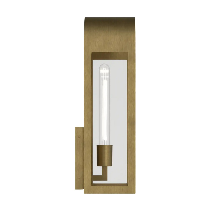 Kichler 59201 Marea 1-lt 17" Tall Outdoor Wall Light - Natural Brass