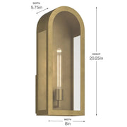 Kichler 59202 Marea 1-lt 20" Tall Outdoor Wall Light