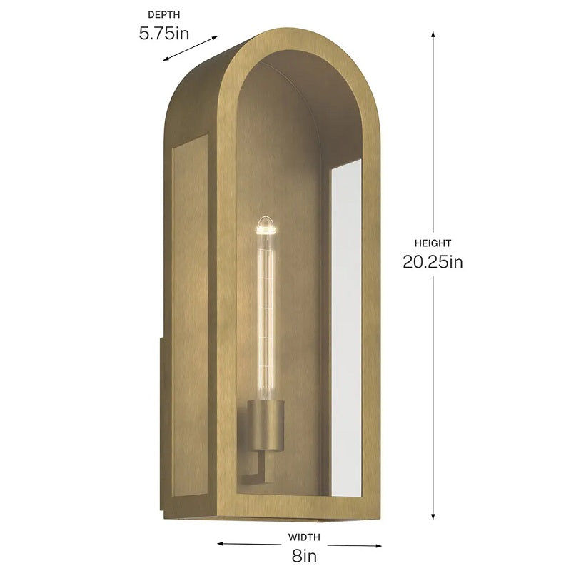 Kichler 59202 Marea 1-lt 20" Tall Outdoor Wall Light