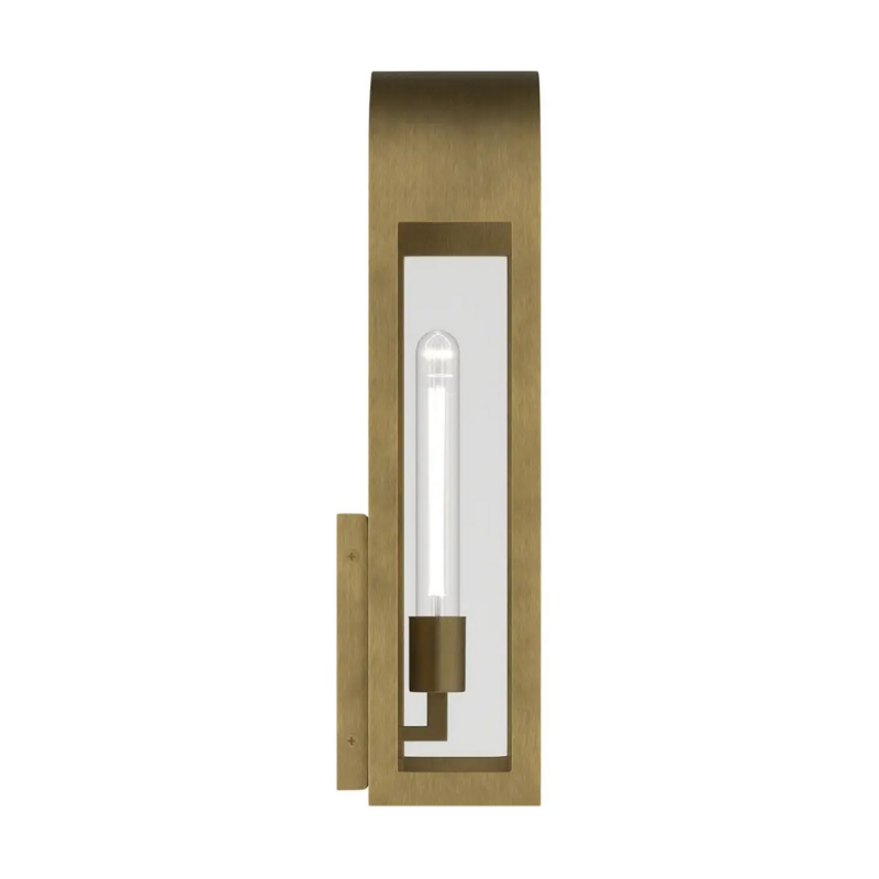Kichler 59202 Marea 1-lt 20" Tall Outdoor Wall Light - Natural Brass