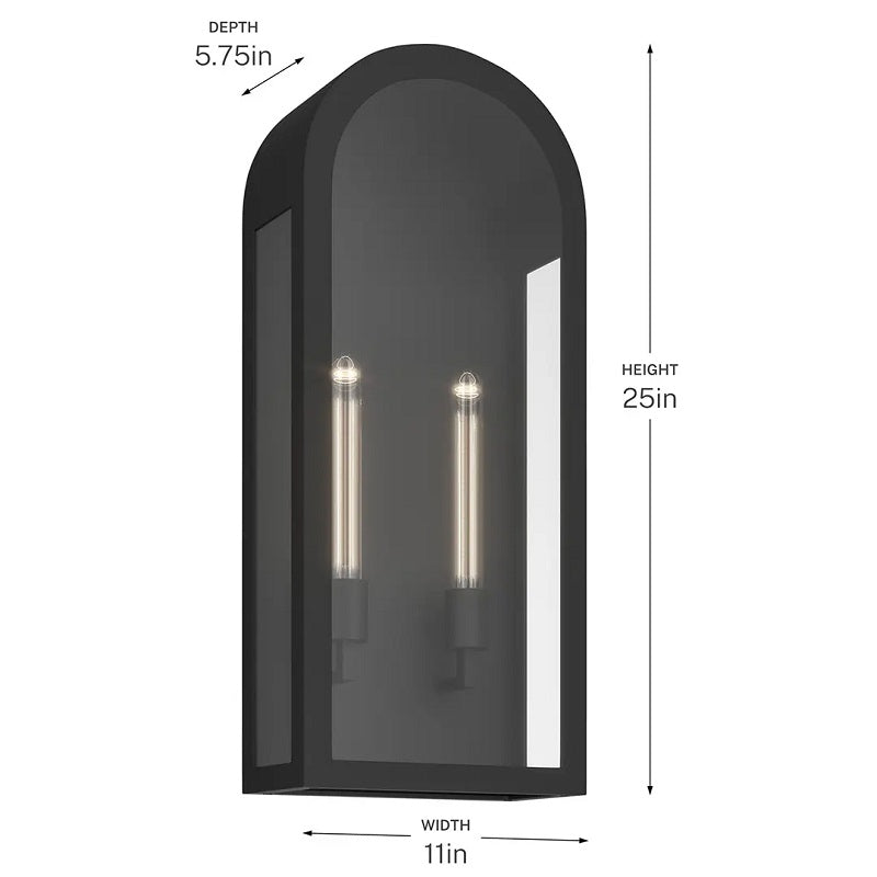 Kichler 59203 Marea 2-lt 25" Tall Outdoor Wall Light