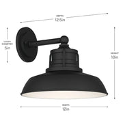 Kichler 59205 Fielding 1-lt 12" Outdoor Wall Light
