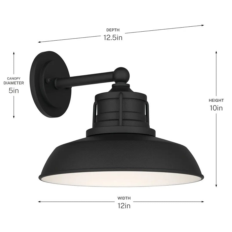 Kichler 59205 Fielding 1-lt 12" Outdoor Wall Light