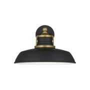 Kichler 59205 Fielding 1-lt 12" Outdoor Wall Light - Natural Brass/Textured Black