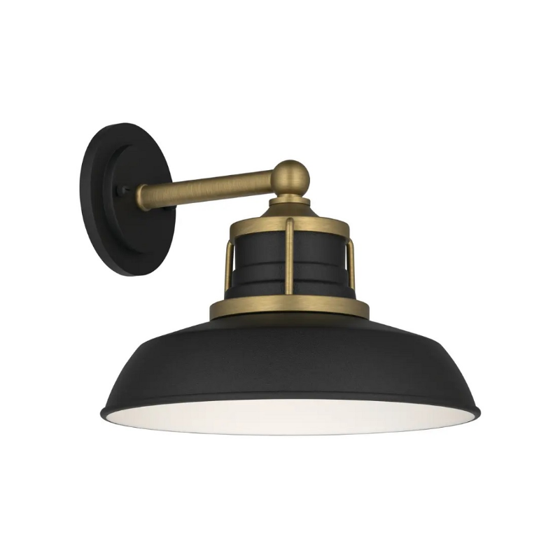 Kichler 59206 Fielding 1-lt 15" Outdoor Wall Light - Natural Brass/Textured Black