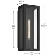 Kichler 59209 Calen 1-lt 18" Tall Outdoor Wall Light