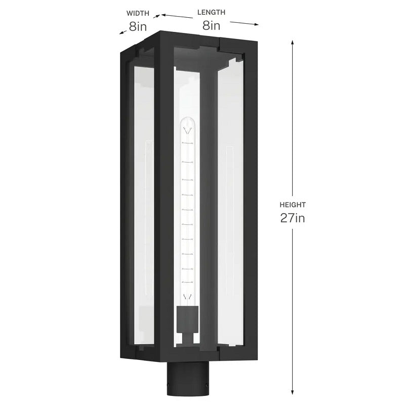 Kichler 59211 Calen 1-lt 27" Tall Outdoor Post Light