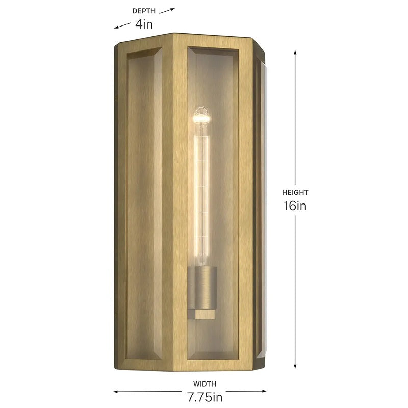 Kichler 59214 Berens 1-lt 16" Tall Outdoor Wall Light