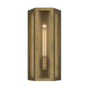 Kichler 59214 Berens 1-lt 16" Tall Outdoor Wall Light - Natural Brass
