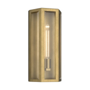 Kichler 59214 Berens 1-lt 16" Tall Outdoor Wall Light - Natural Brass