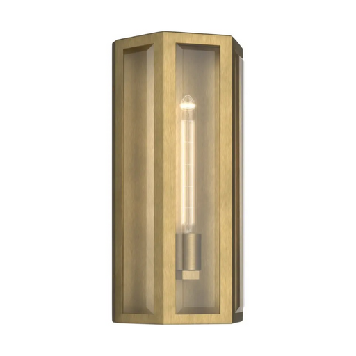 Kichler 59214 Berens 1-lt 16" Tall Outdoor Wall Light - Natural Brass
