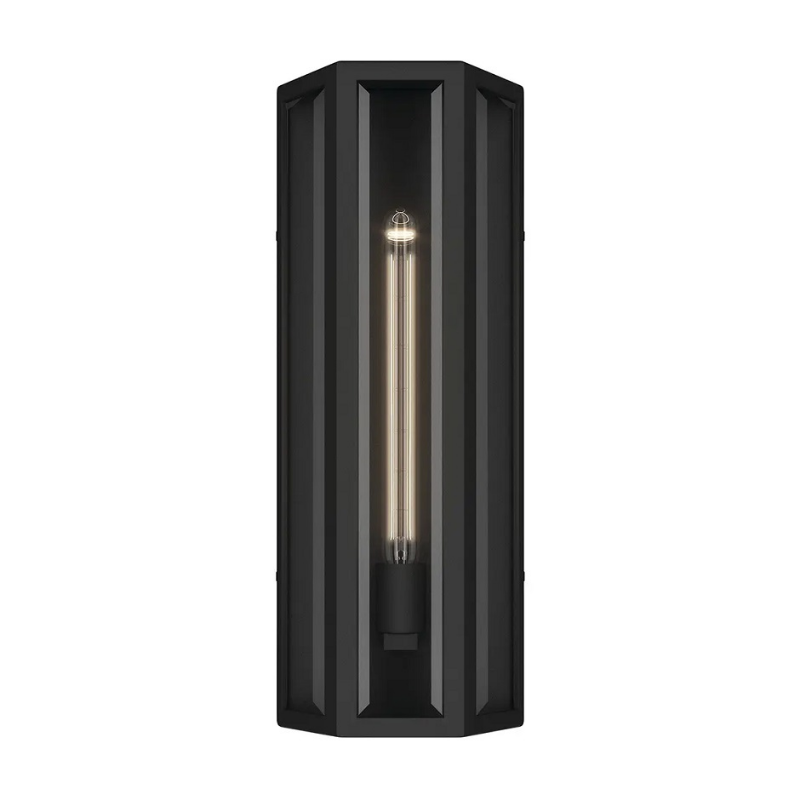 Kichler 59215 Berens 1-lt 20" Tall Outdoor Wall Light - Textured Black