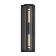 Kichler 59216 Berens 2-lt 24" Tall Outdoor Wall Light - Textured Black