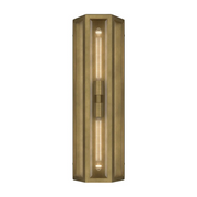 Kichler 59216 Berens 2-lt 24" Tall Outdoor Wall Light - Natural Brass