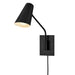 Hinkley 48310 Bray 1-lt 17" Tall LED Swing Arm Wall Sconce - Black