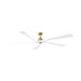 Visual Comfort 5ASPR84 Aspen 84" Ceiling Fan - Burnished Brass