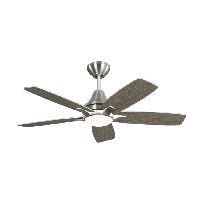 Generation 5LWDR44 Lowden 44" Ceiling Fan with LED Light Kit - Brushed Steel