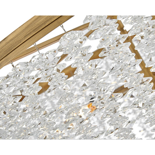 Fredrick Ramond FR41494 Rubina 6-lt 30" LED Convertible Chandelier