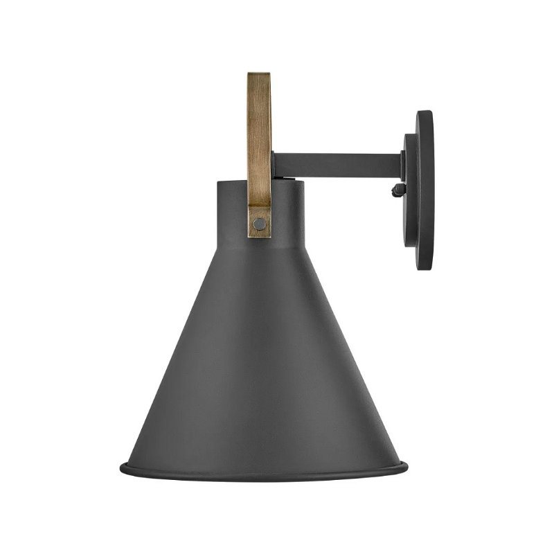 Hinkley 18870 Winnie 1-lt 13" Tall LED Outdoor Wall Mount Lantern - Museum Black
