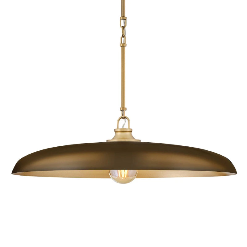 Hinkley 48165 Sadie 1-lt 24" LED Chandelier-Lacquered Brass with Heritage Bronze