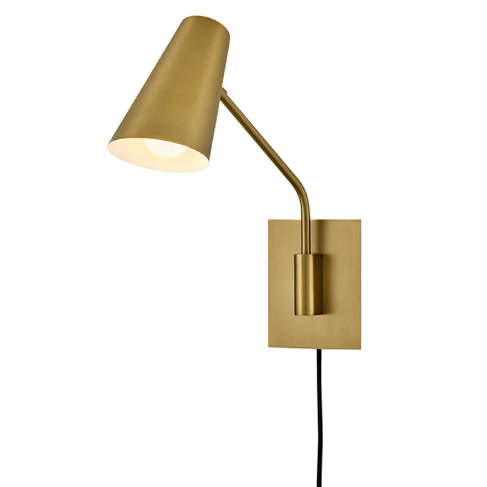 Hinkley 48310 Bray 1-lt 17" Tall LED Swing Arm Wall Sconce - Lacquered Brass