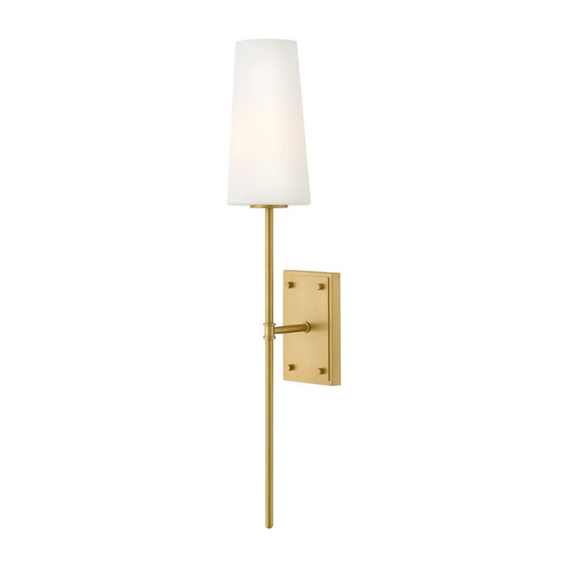 Hinkley 46951 Saunders 1-lt 30" Tall LED Wall Sconce - Lacquered Brass 