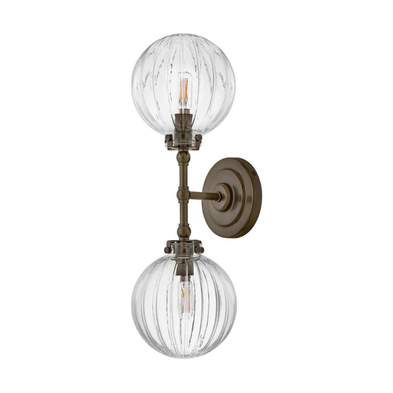 Hinkley 57412 Helene 2-lt 20" Tall LED Wall Sconce - Heritage Bronze