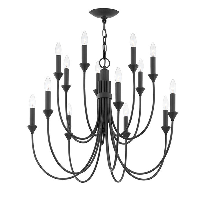 Troy F1014 Cate 14-lt 30" Chandelier