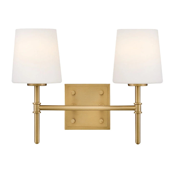 Hinkley 56952 Saunders 2-lt 14" LED Vanity - Lacquered Brass