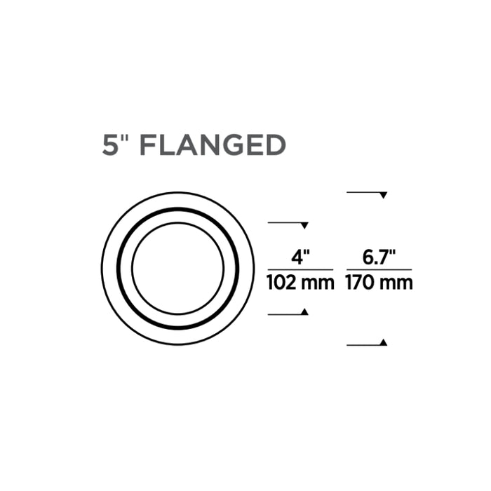 Reflections 5" Indirect Downlight Flanged Trim