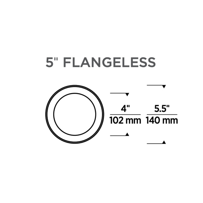 Element EDIT5RL Reflections 5" Indirect Downlight Flangeless Trim