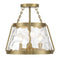 Savoy House 6-1802-3 Crawford 3-lt 15" Semi Flush