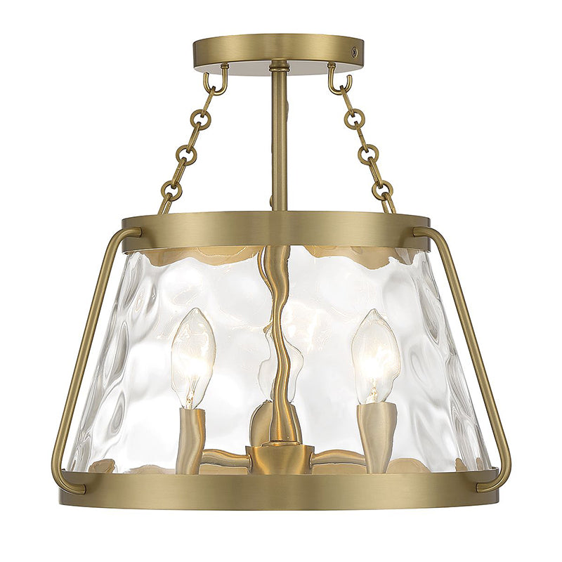 Savoy House 6-1802-3 Crawford 3-lt 15" Semi Flush