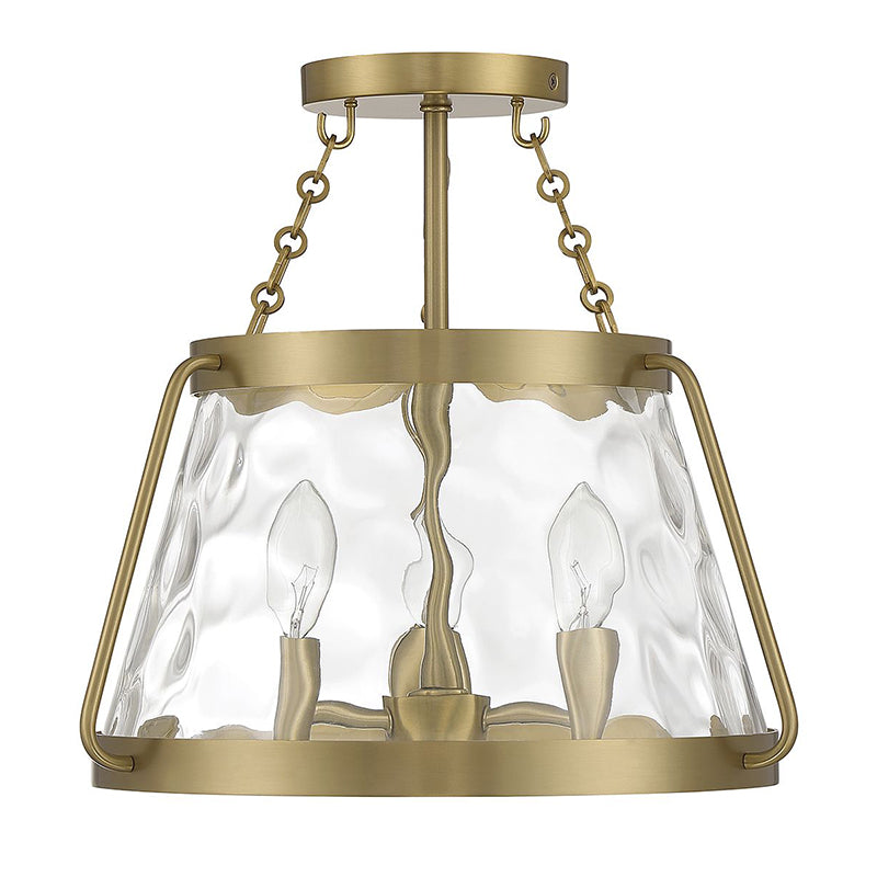 Savoy House 6-1802-3 Crawford 3-lt 15" Semi Flush