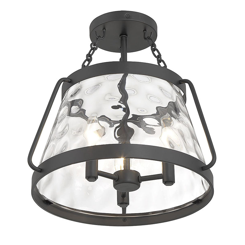 Savoy House 6-1802-3 Crawford 3-lt 15" Semi Flush